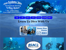 Tablet Screenshot of divesystems2000.com